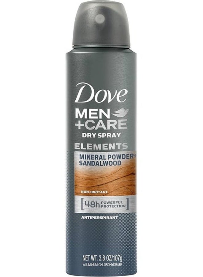 ​Dove Men+Care Powder Elements Antiperspirant Spray (250ml) – Sandalwood & Sage